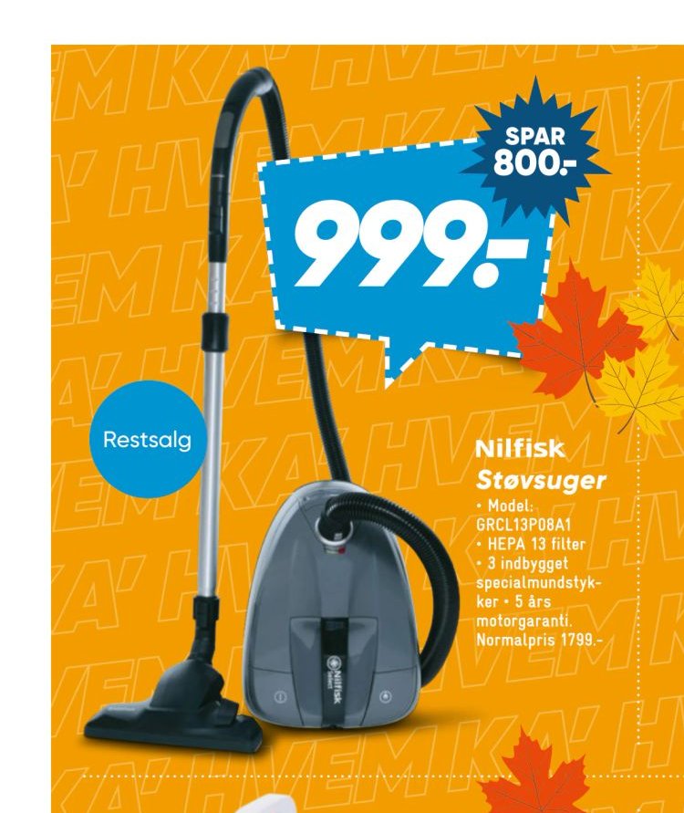 Nilfisk Støvsuger – Bilka