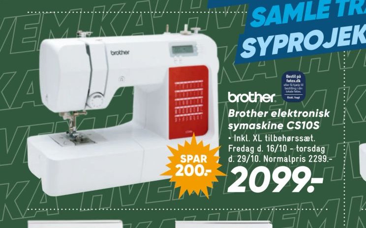 Brother elektronisk symaskine CS10S – Bilka
