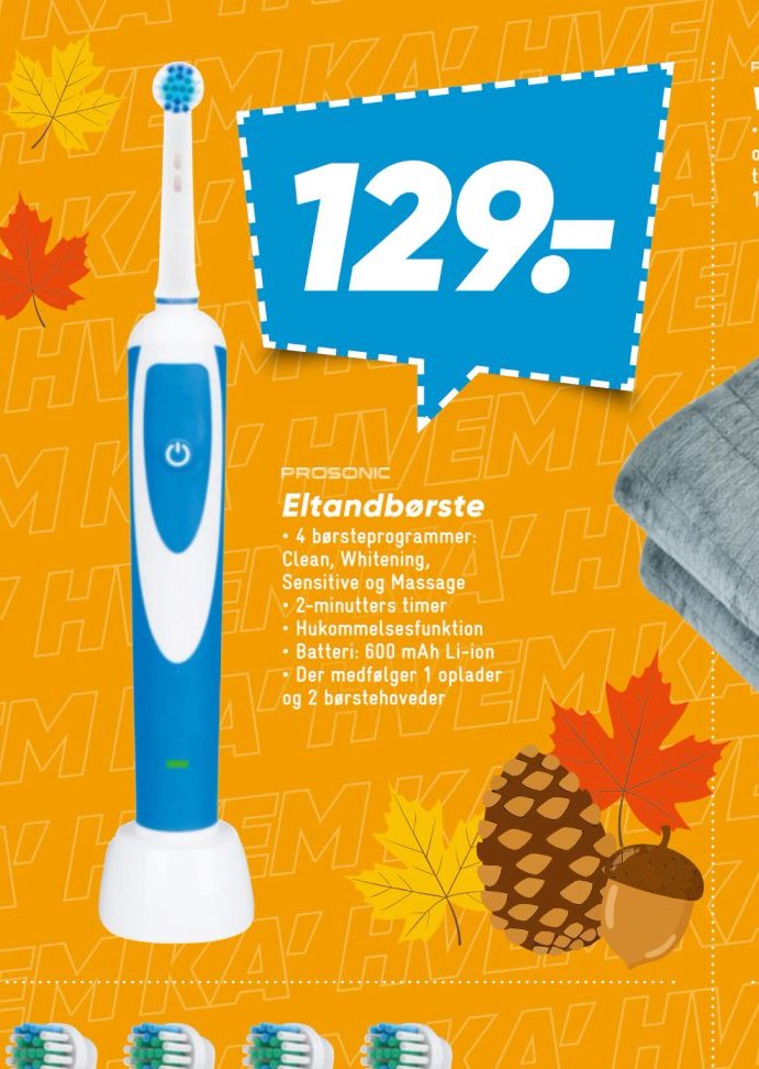 Eltandbørste – Bilka