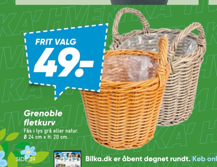 Grenoble fletkurv – Bilka