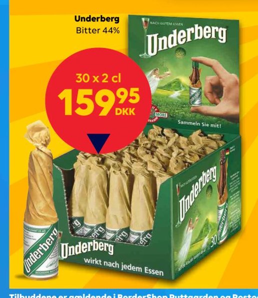 Underberg Bitter 44% 30 x 2 cl – BorderShop