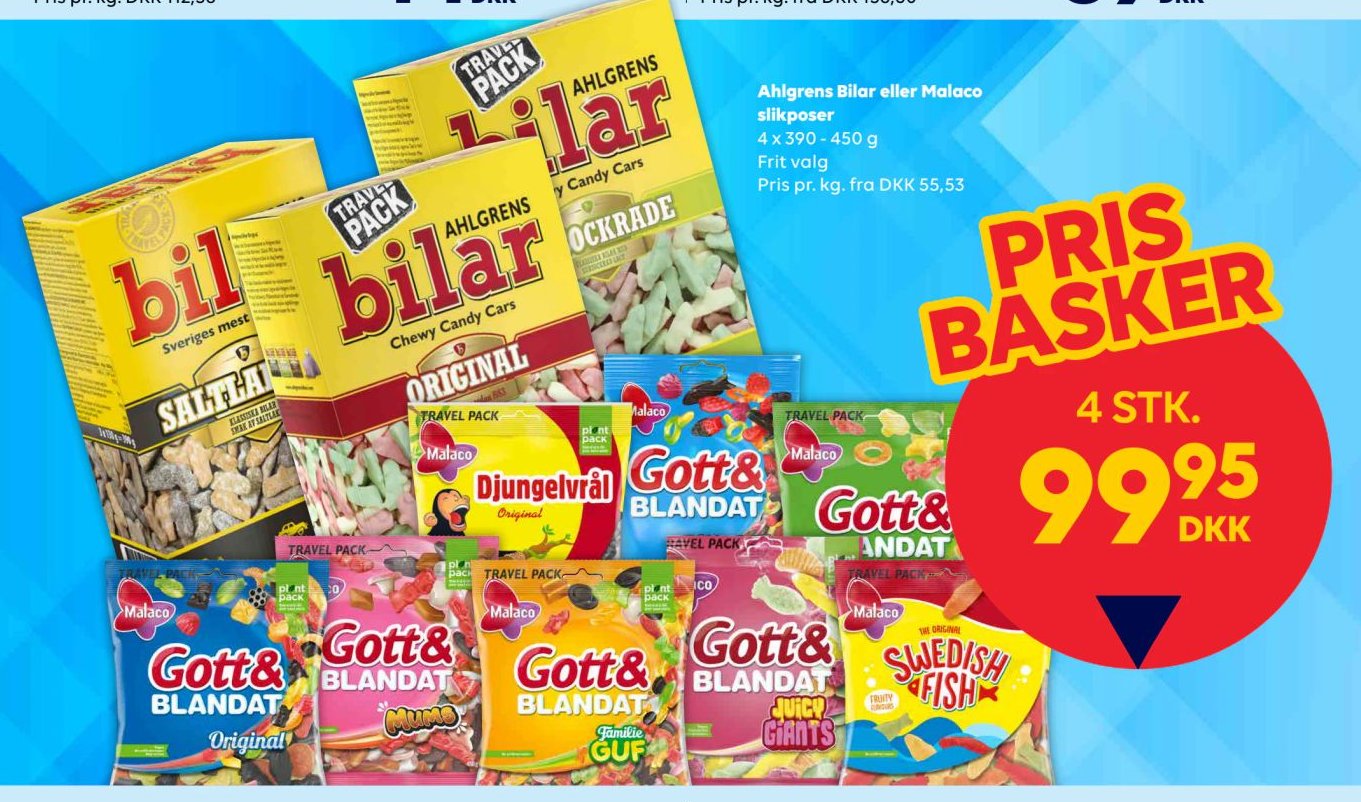 Ahlgrens Bilar eller Malaco slikposer – BorderShop