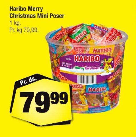 Haribo Merry Christmas Mini Poser – Calle