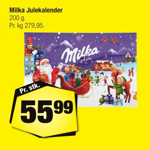 Milka Julekalender 300 g. – Calle