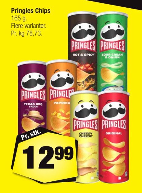 Pringles Chips Flere varianter – Calle