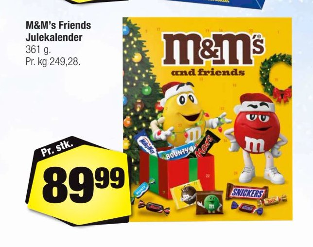 M&M’s Friends Julekalender – Calle