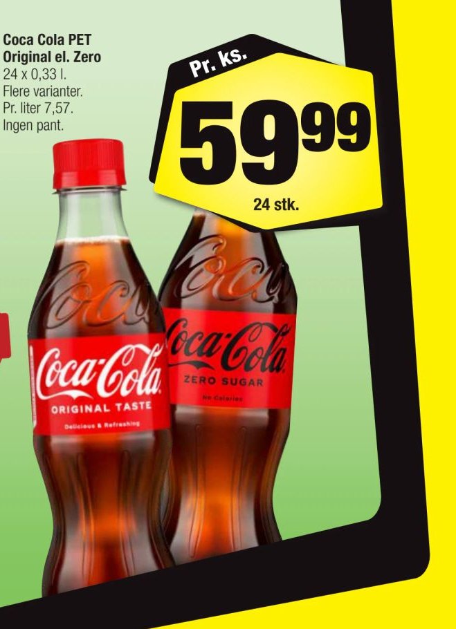 Coca Cola PET Original el. Zero – Calle