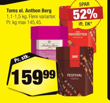 Toms el. Anthon Berg – Calle