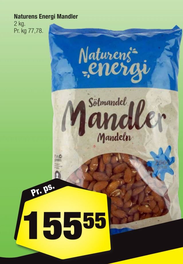 Naturens Energi Mandler – Calle