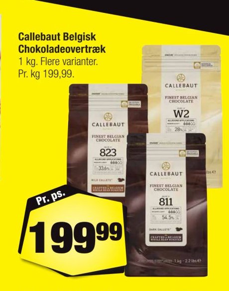 Callebaut Belgisk Chokoladeovertræk – Calle