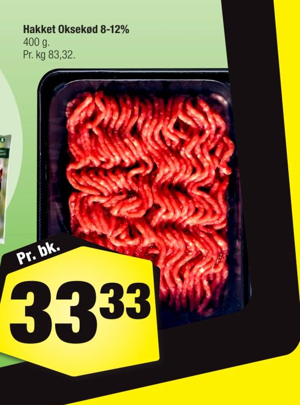 Hakket Oksekød 8-12% – Calle