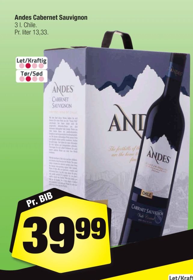 Andes Cabernet Sauvignon – Calle