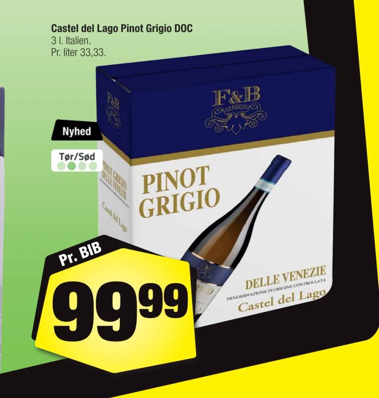 Castel del Lago Pinot Grigio DOC – Calle