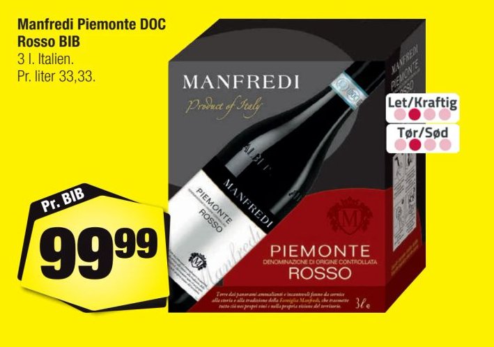 Manfredi Piemonte DOC Rosso BIB – Calle