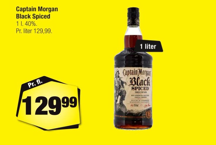 Captain Morgan Black Spiced – Calle