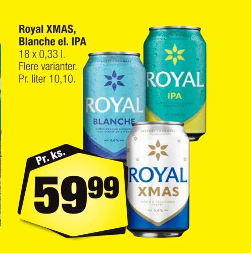 Royal XMAS, Blanche el. IPA – Calle