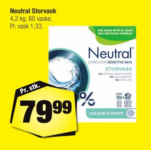 Neutral Storvask – Calle