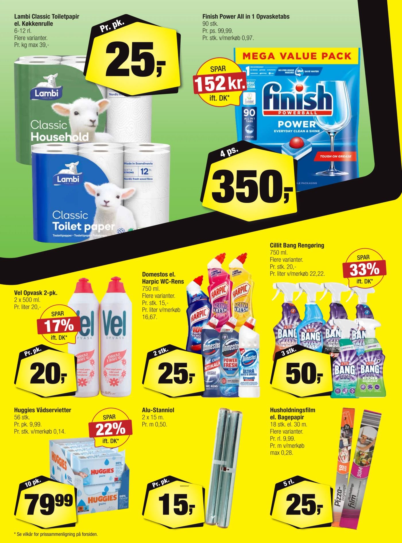 Domestos el. Harpic WC-Rens – Calle