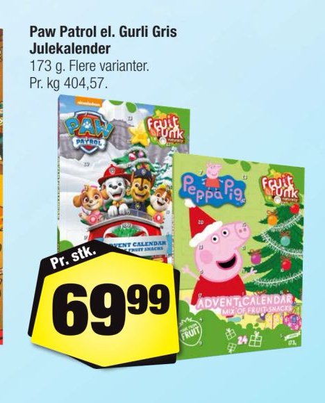 Paw Patrol el. Gurli Gris Julekalender – Calle