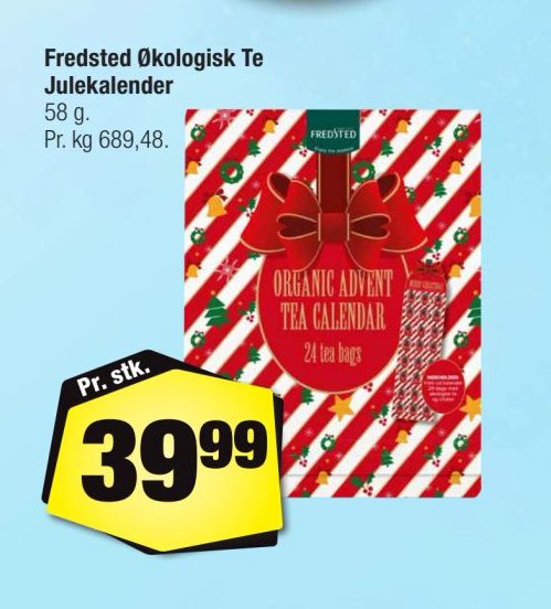 Fredsted Økologisk Te Julekalender – Calle