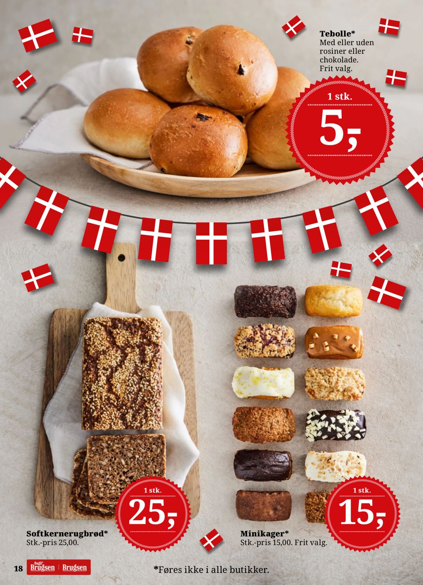 Softkernerugbrød* Stk.-pris 25,00. – Dagli'Brugsen