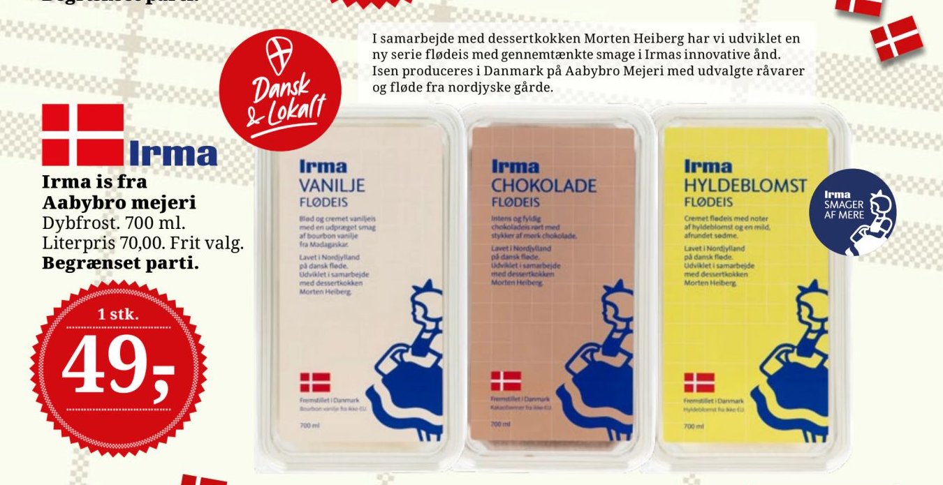 Irma is fra Aabybro mejeri – Dagli'Brugsen