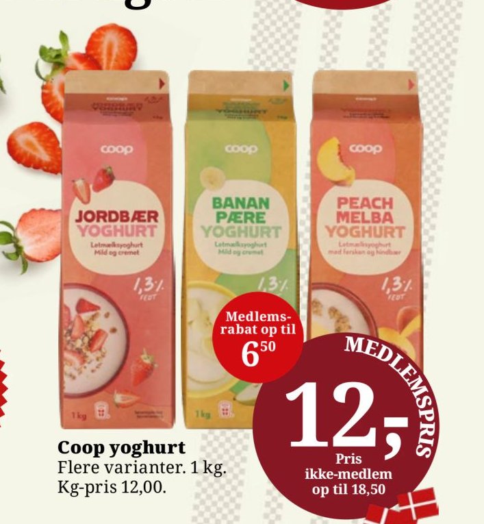 Coop yoghurt – Dagli'Brugsen