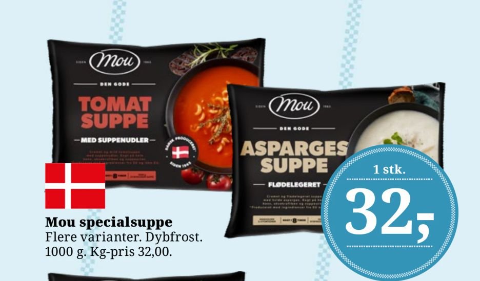 Mou specialsuppe – Dagli'Brugsen