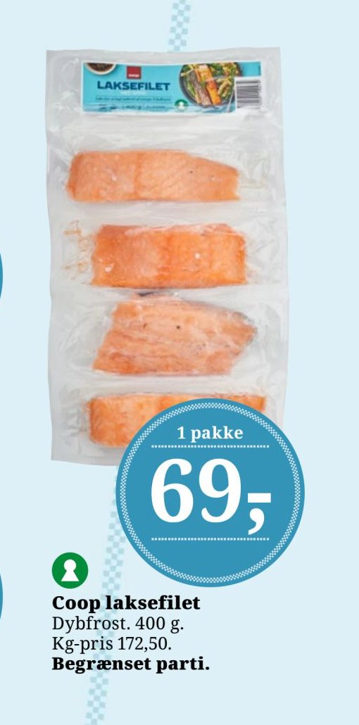 Coop laksefilet – Dagli'Brugsen