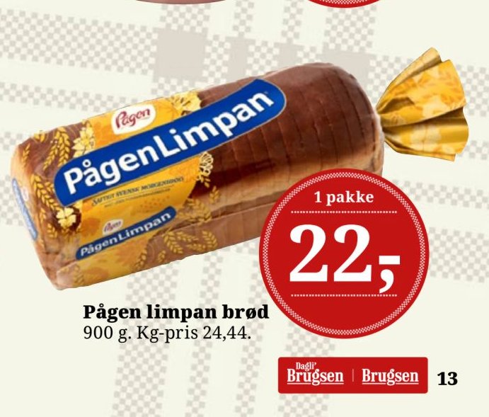 Pågen limpan brød – Dagli'Brugsen