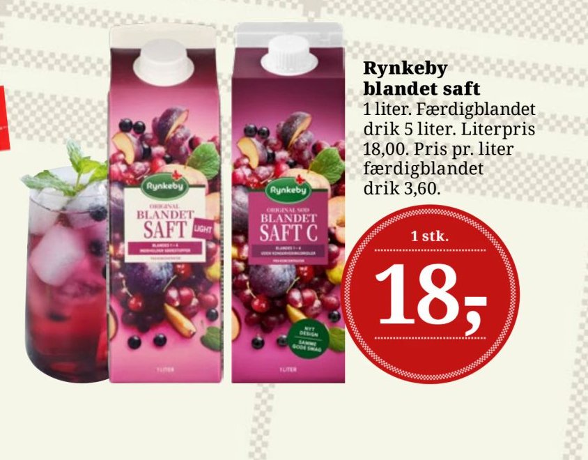 Rynkeby blandet saft – Dagli'Brugsen