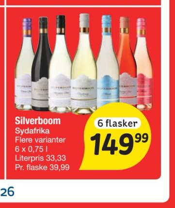 Silverboom Sydafrika Flere varianter 6 x 0,75 l – fakta Tyskland