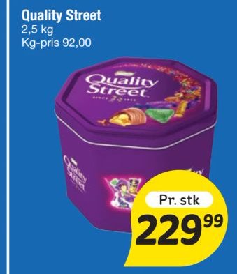 Quality Street 2,5 kg – fakta Tyskland