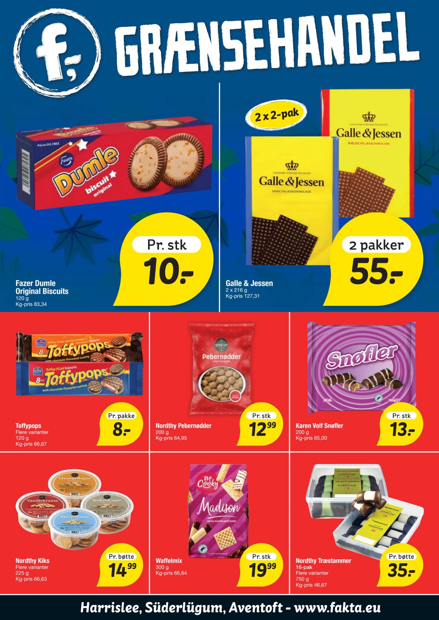 Toffypops Flere varianter 120 g – fakta Tyskland