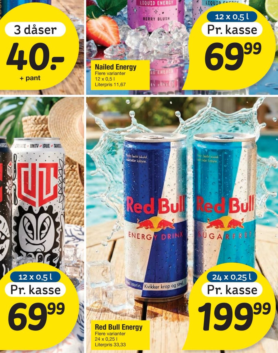 Red Bull Energy Flere varianter 24 x 0,25 l – fakta Tyskland