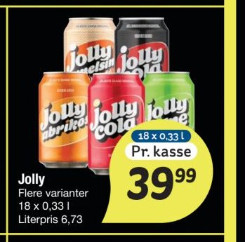 Jolly Flere varianter 18 x 0,33 l – fakta Tyskland