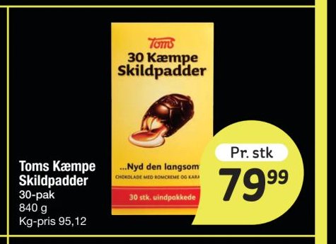 Toms Kæmpe Skildpadder 30-pak 840 g – fakta Tyskland