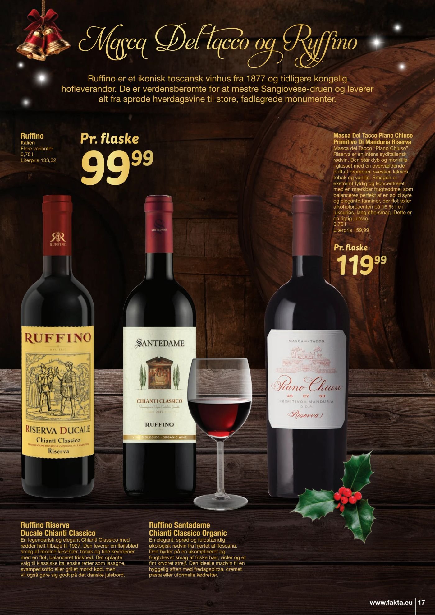 Ruffino Italien Flere varianter 0,75 l – fakta Tyskland