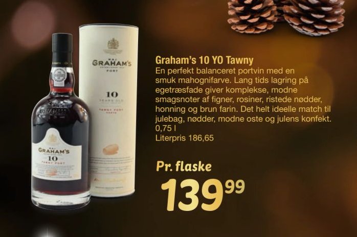 Graham’s 10 YO Tawny – fakta Tyskland