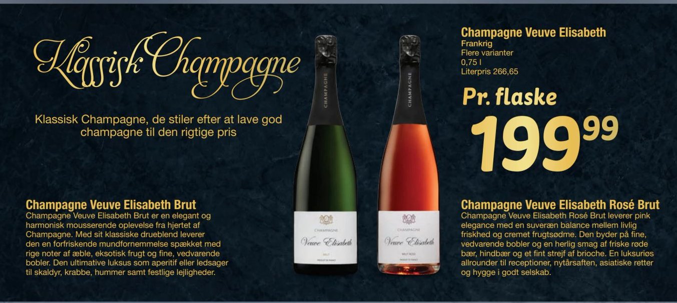 Champagne Veuve Elisabeth – fakta Tyskland