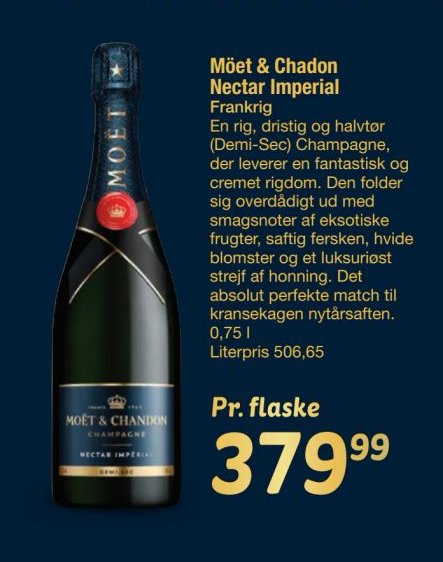 Möet & Chadon Nectar Imperial – fakta Tyskland