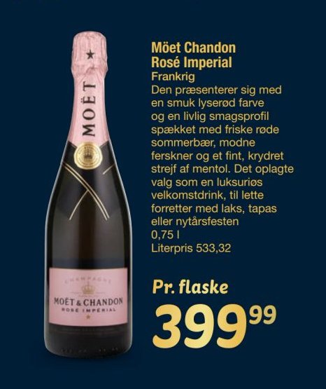 Möet Chandon Rosé Imperial – fakta Tyskland