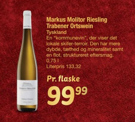 Markus Molitor Riesling Trabener Ortswein – fakta Tyskland