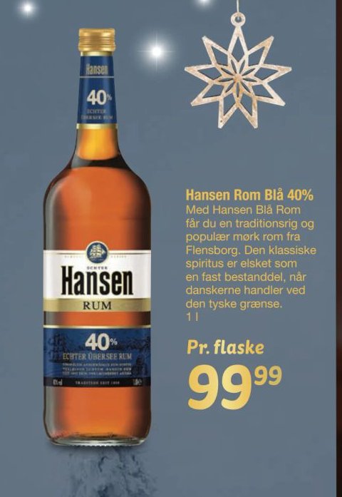 Hansen Rom Blå 40% – fakta Tyskland