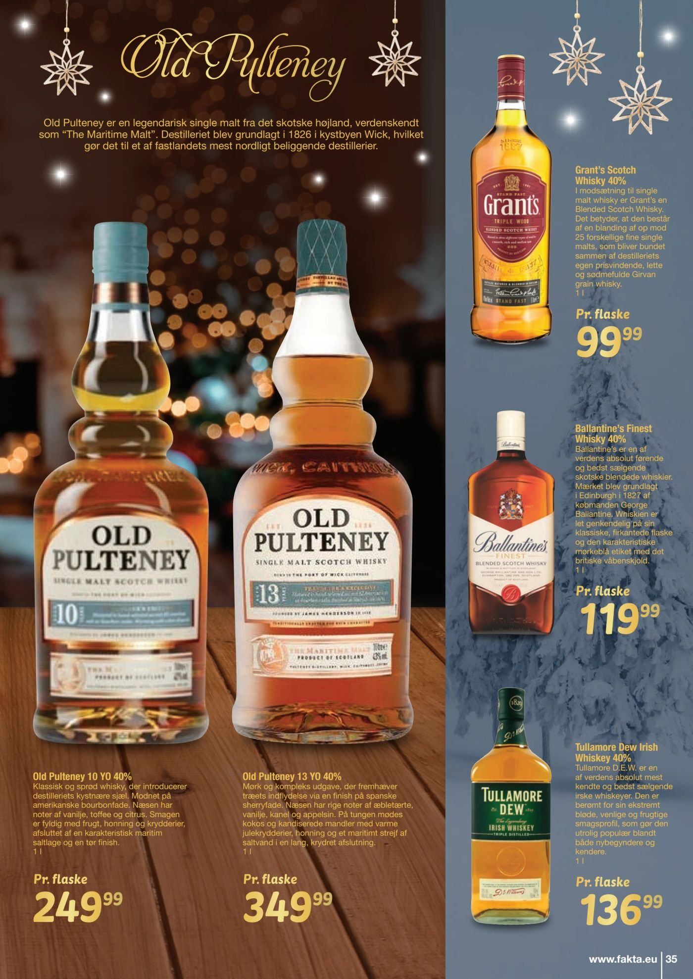 Old Pulteney 10 YO 40% – fakta Tyskland
