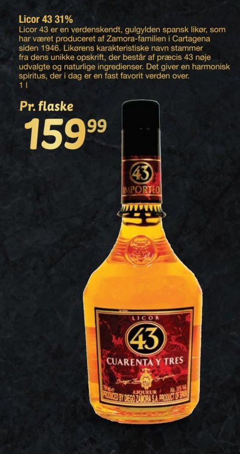 Licor 43 31% – fakta Tyskland