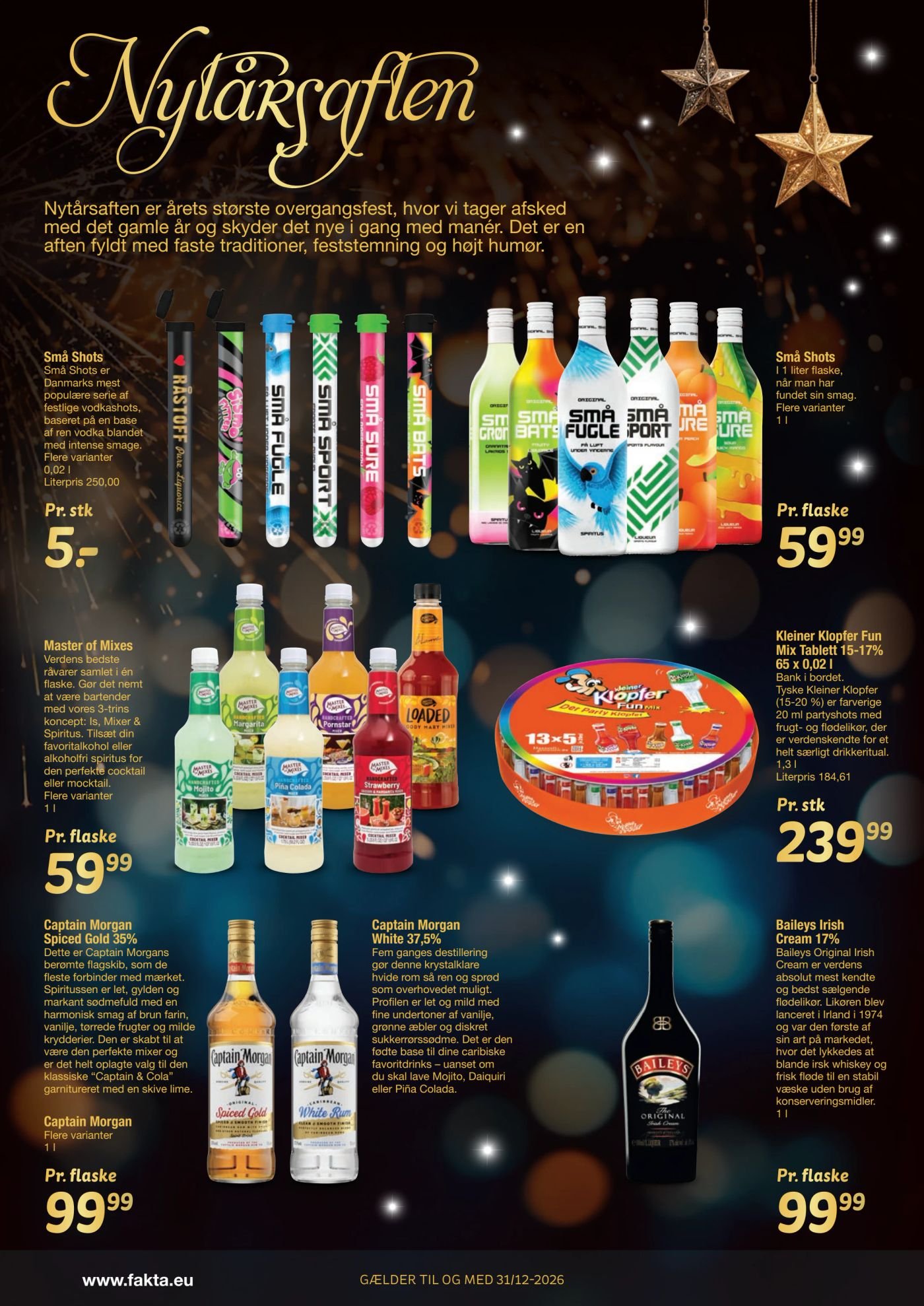Captain Morgan Flere varianter 1 l – fakta Tyskland