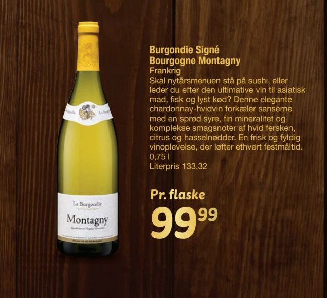 Burgondie Signé Bourgogne Montagny – fakta Tyskland