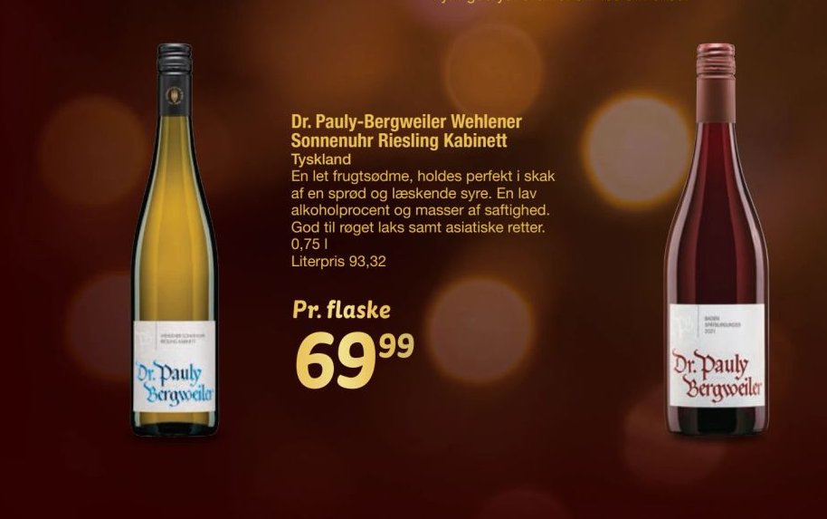 Dr. Pauly-Bergweiler Wehlener Sonnenuhr Riesling Kabinett – fakta Tyskland