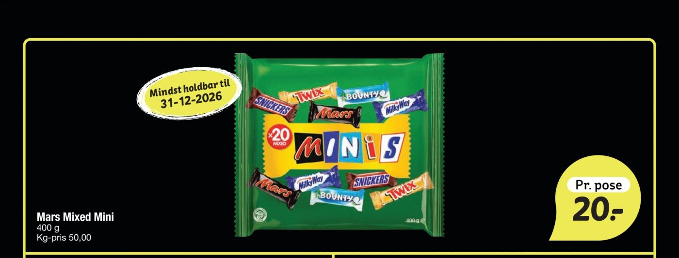 Mars Mixed Mini – fakta Tyskland